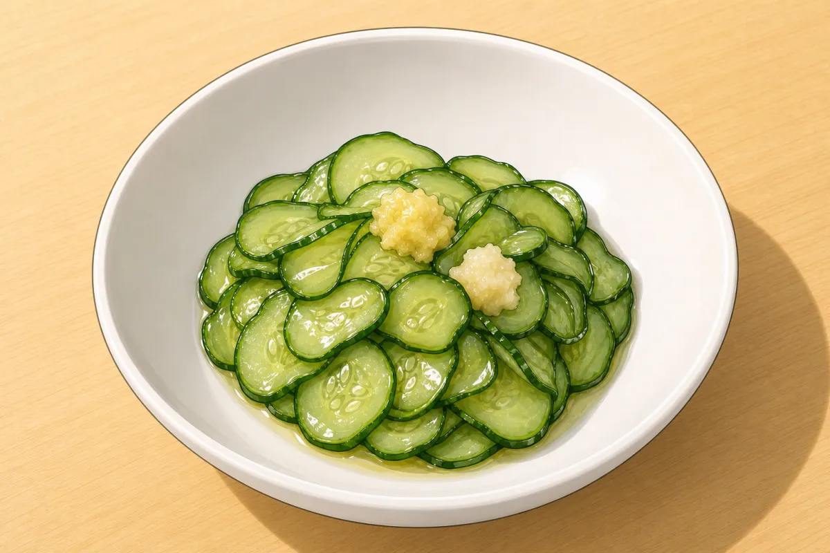 Ginger, garlic, rice vinegar