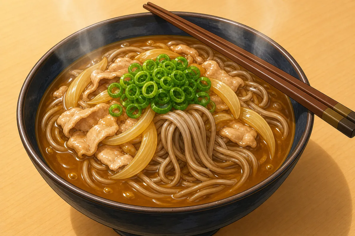Curry soba (curry nanban)