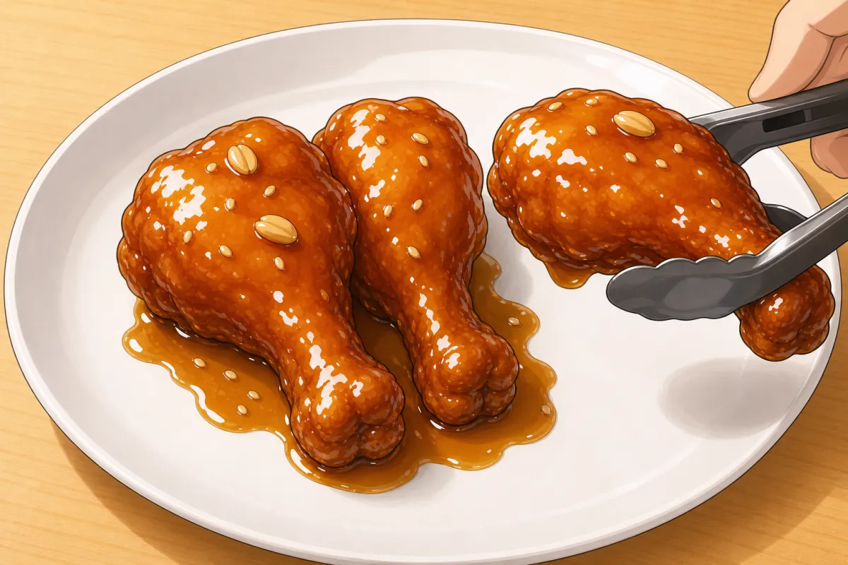 Pull them apart before they cool so they don't set stuck together.