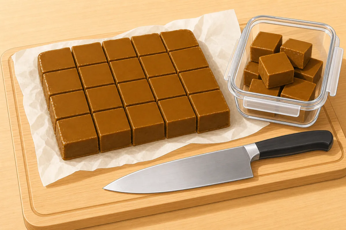 Cut into squares