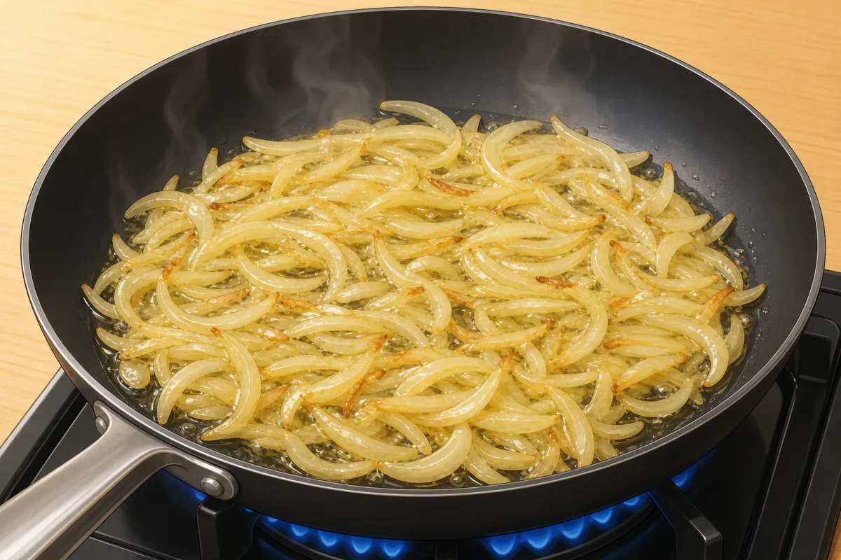 Fry the onion