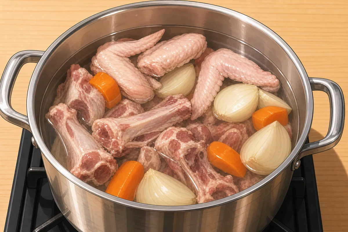 Everything into the pot