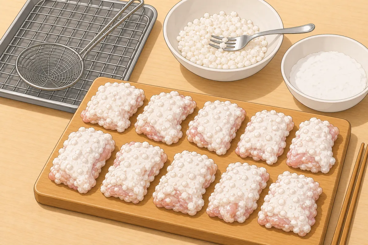 Roll in starch
