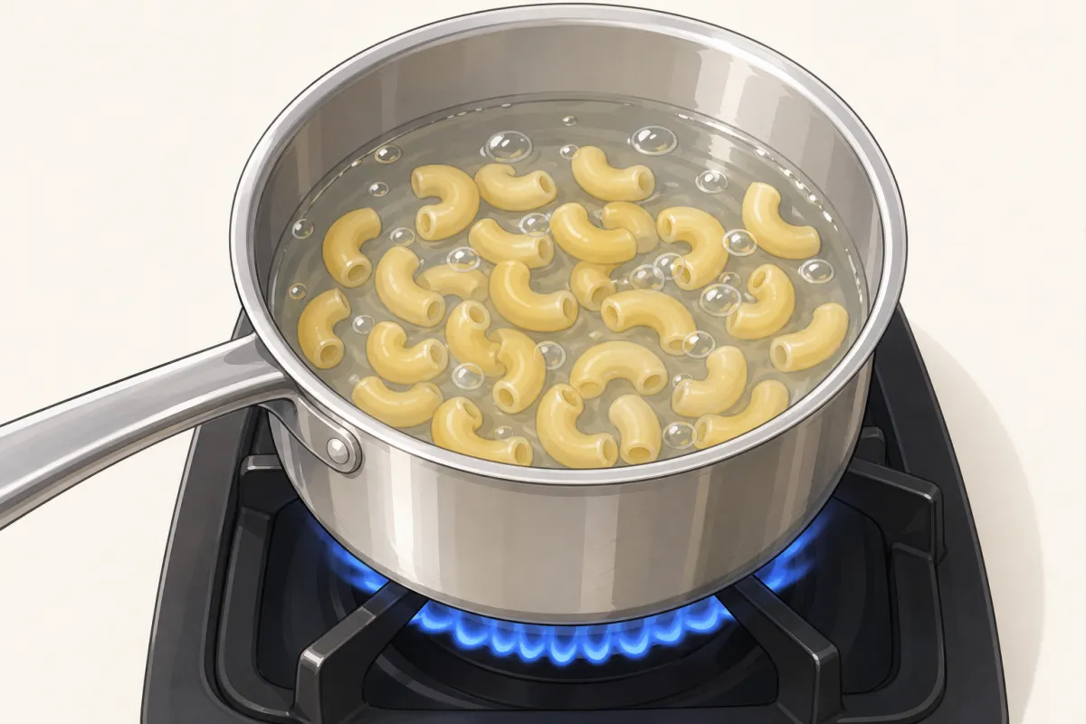 Boil the elbows