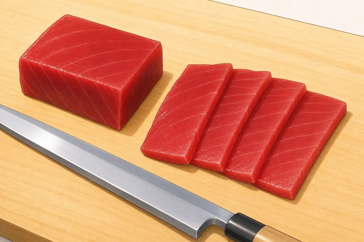 Slice the fish