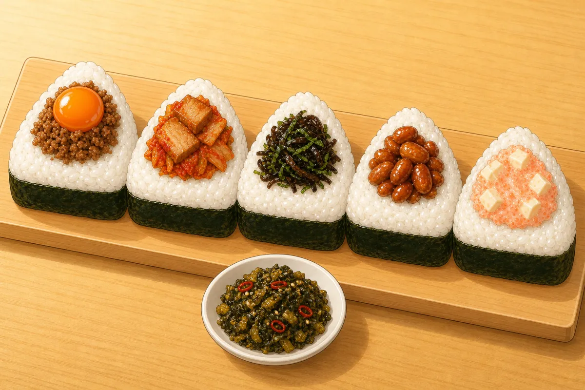 Onigiri: fillings from Tokyo's onigiri shops