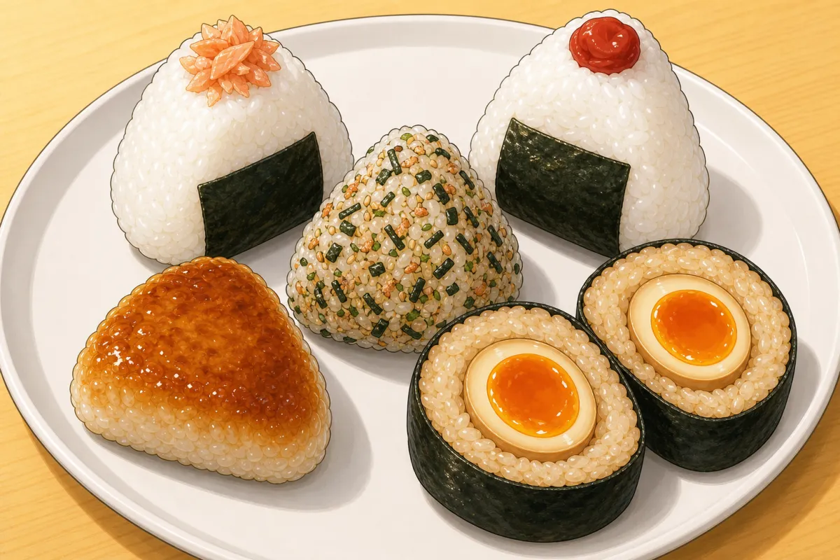 Onigiri: the shape, the fillings, the grill