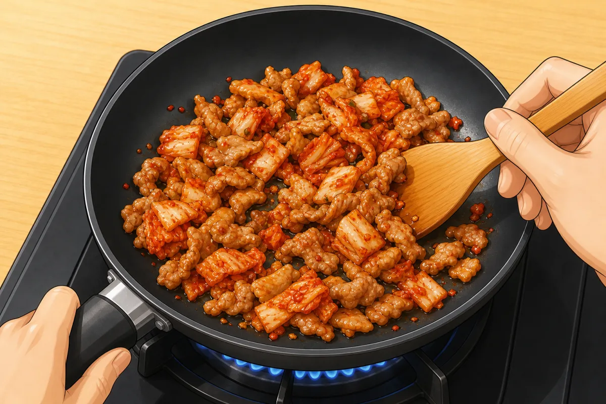 Pork kimchi