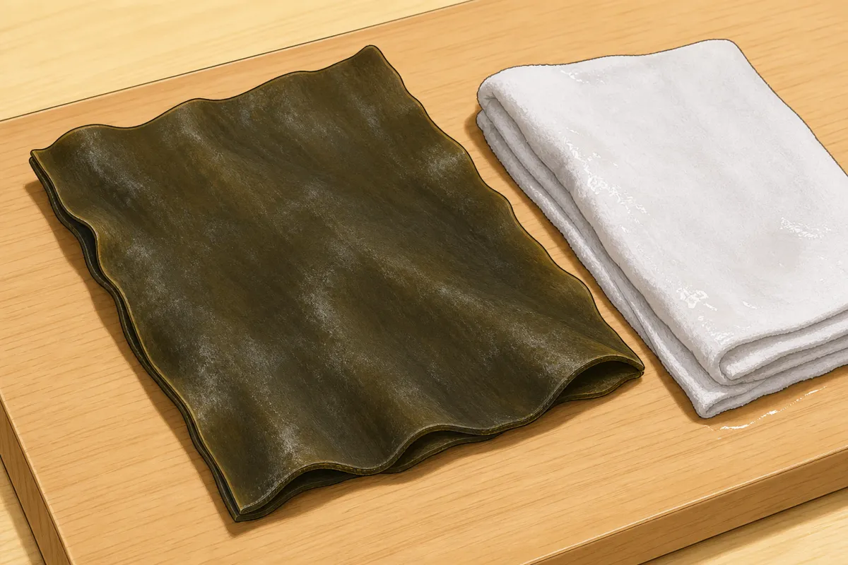 Wipe the kombu
