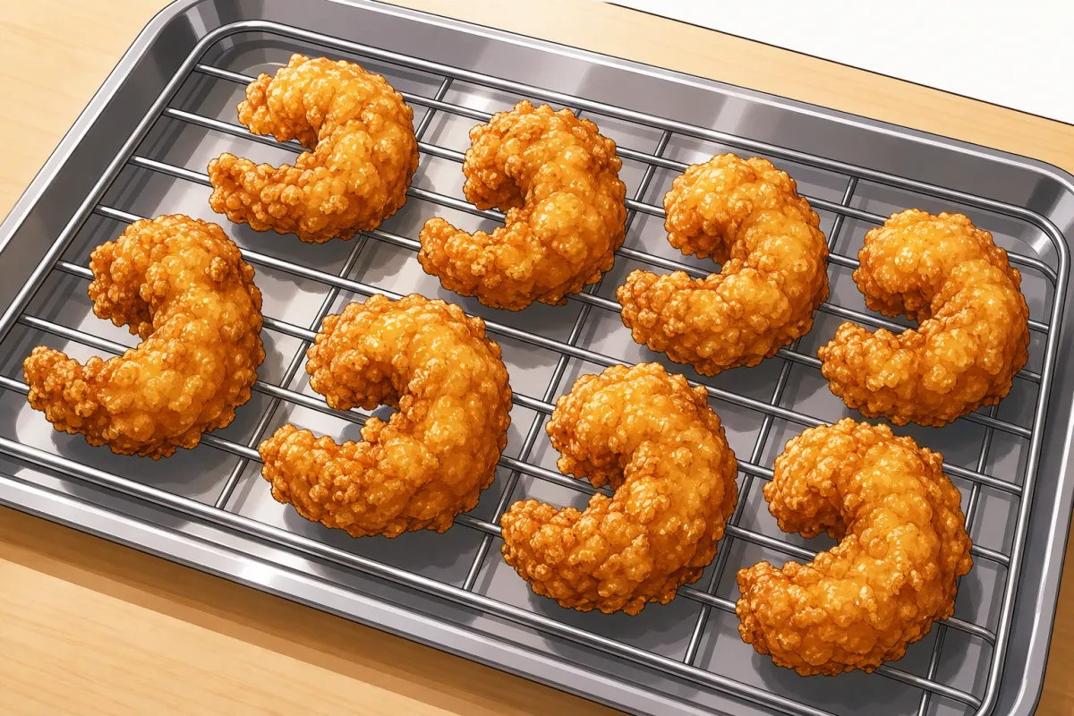 Coat and fry twice