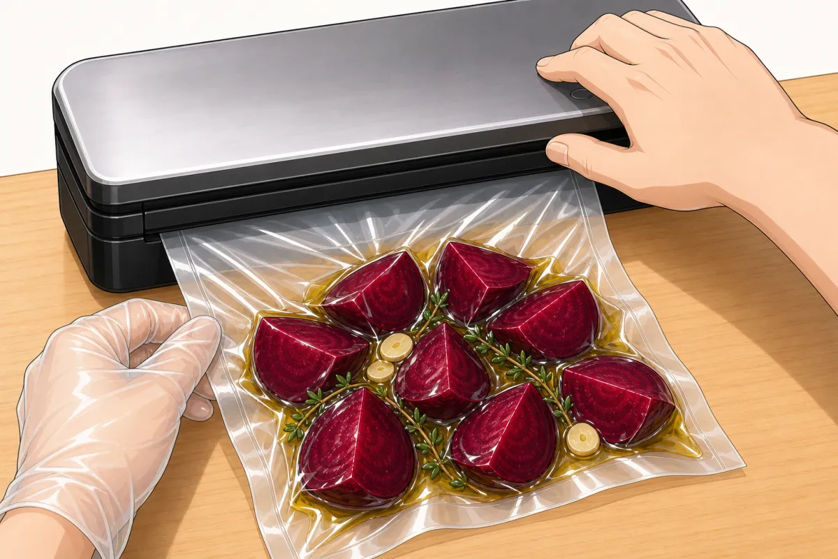 Seal with the vacuum sealer.