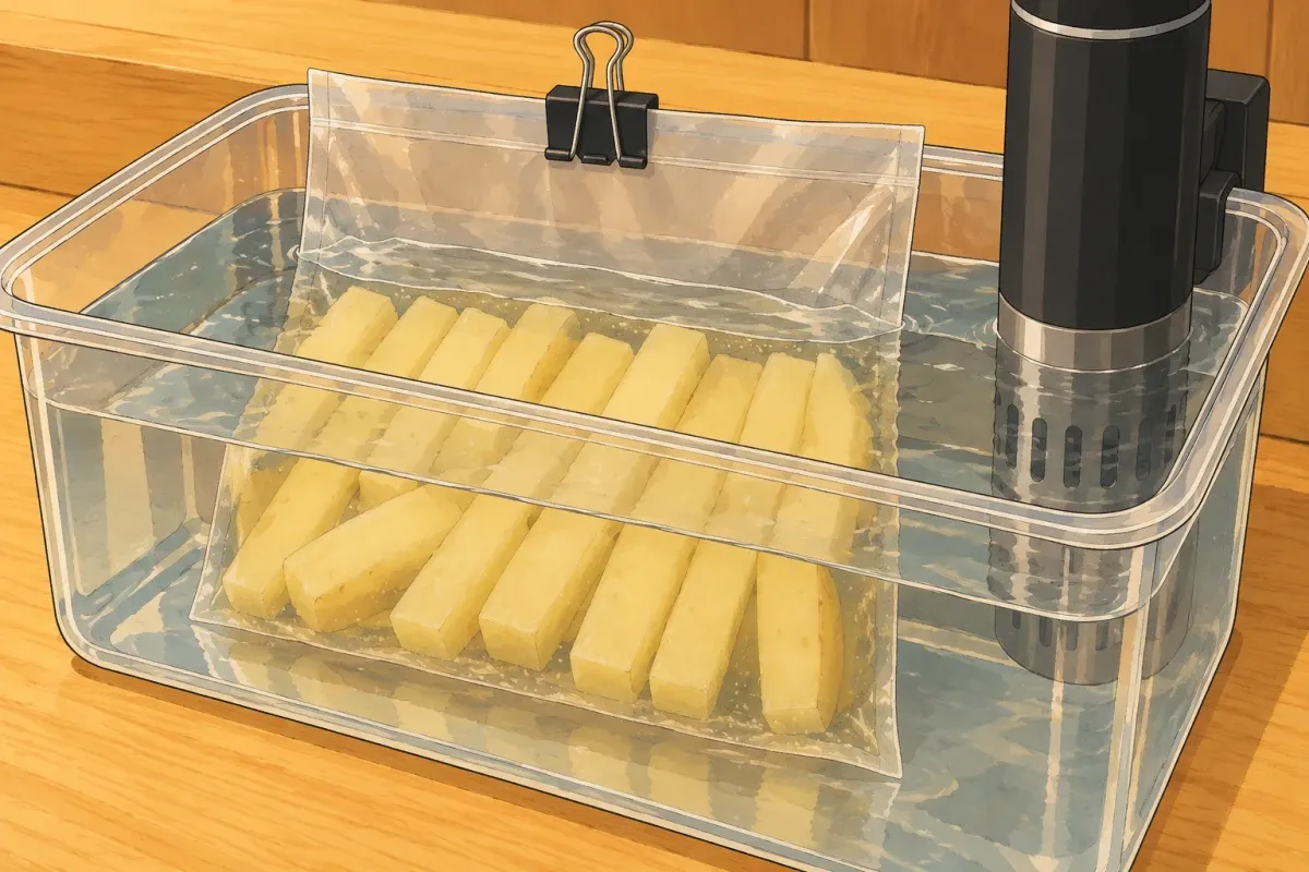 Cook the potatoes