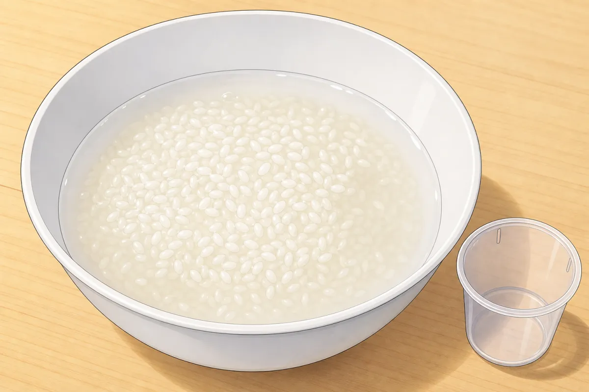 Measure and quick-rinse