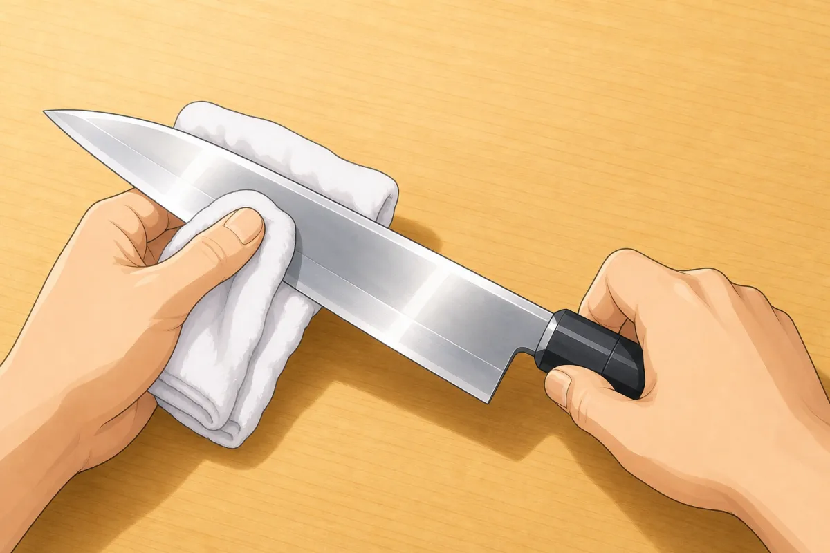 Mat over the roll: squeeze gently along its length.