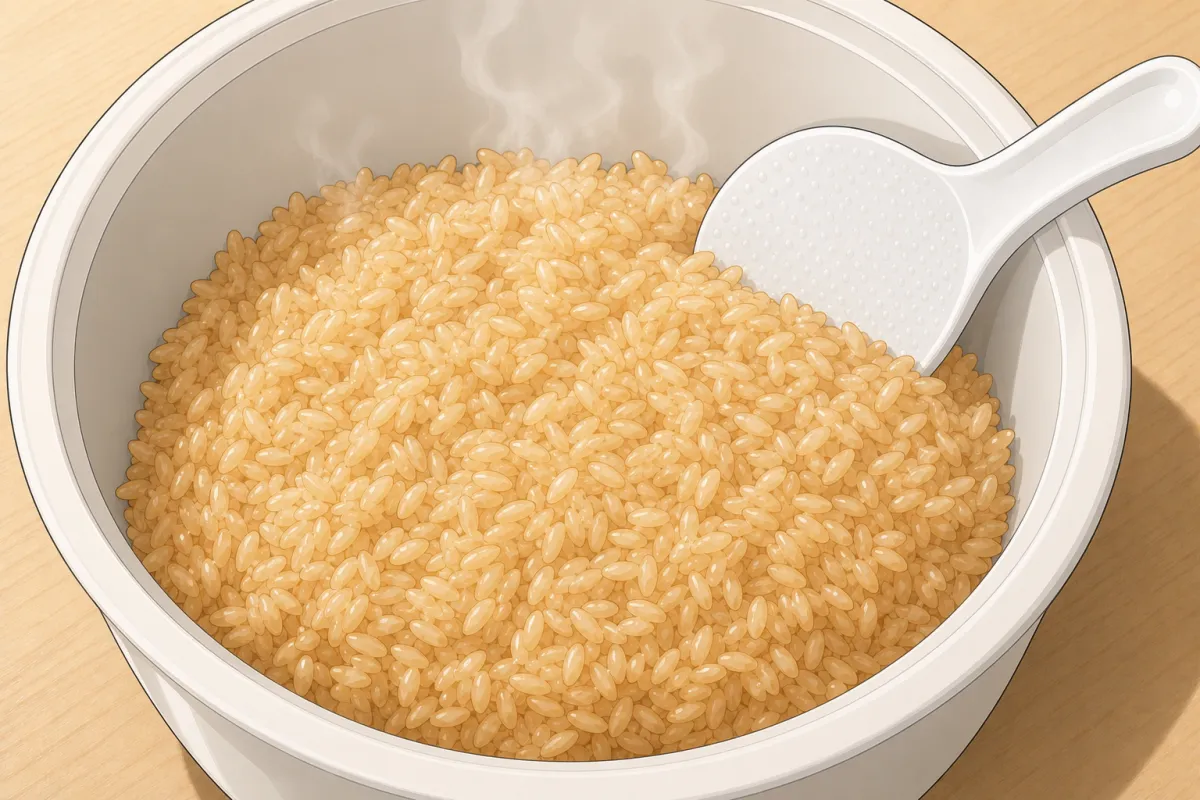 Season the rice
