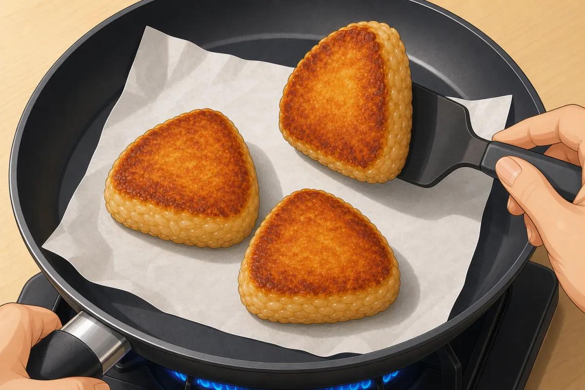Stand them on their edges too, until the whole outside is crisp.