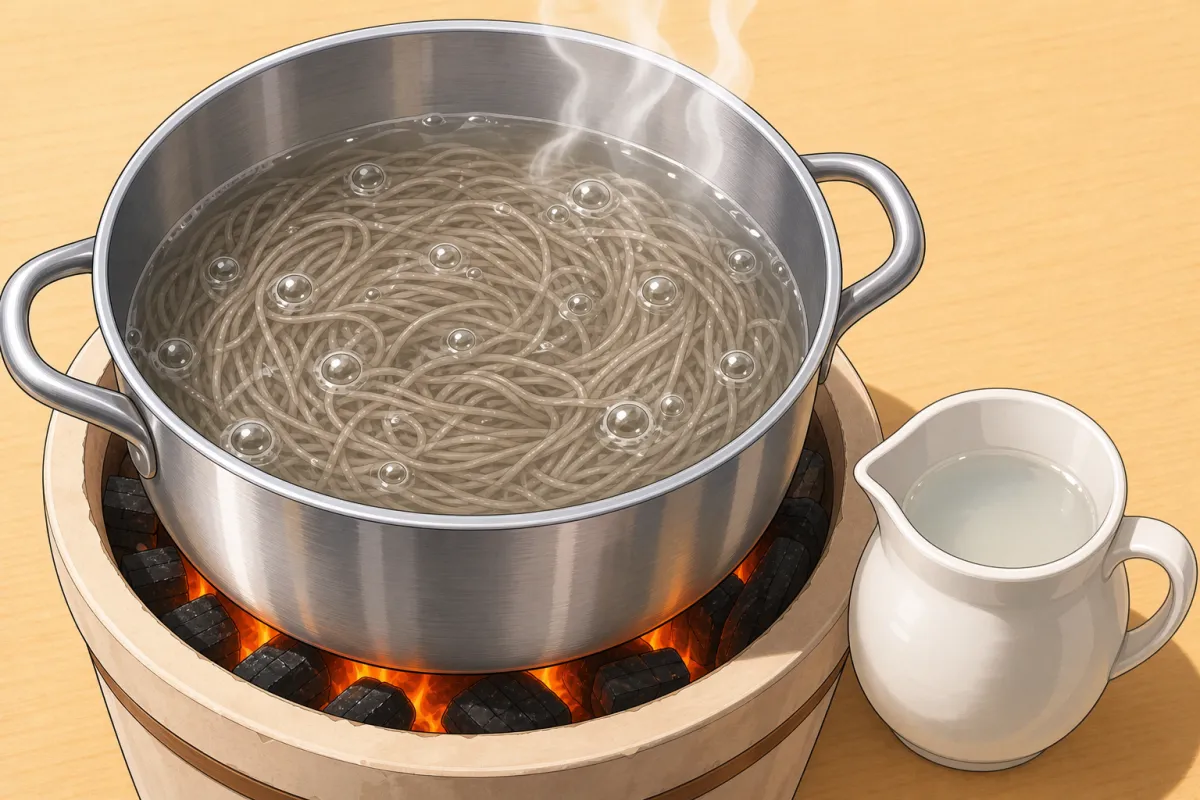 Boil the soba
